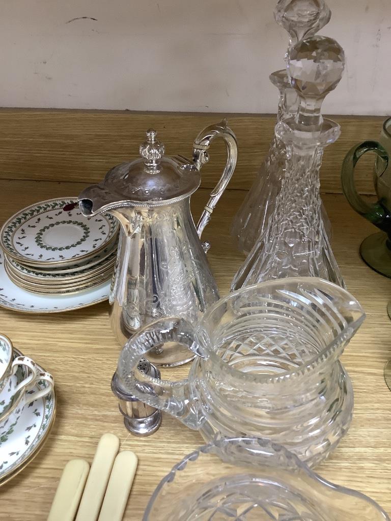 Assorted ceramics and glass